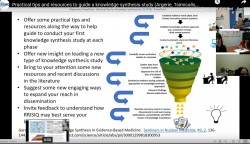 conference-practical-tips-and-resources-to-guide-knowledge-synthesis-study